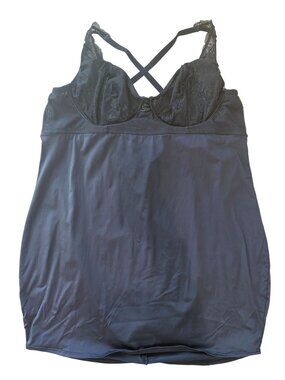 Torrid Black Underwire Racerback Chemise Lingerie - Size 5
